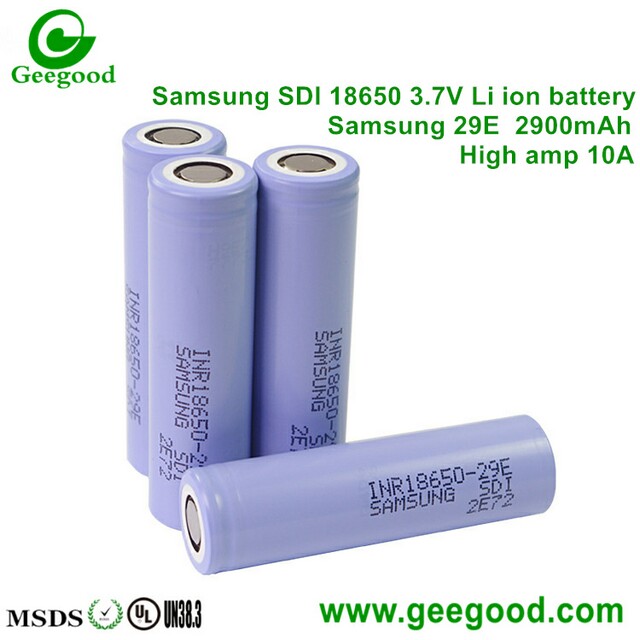 Samsung 18650 29E 32E 33G 35E 2900mah 3200MAH 3500mAh 18650 10A power battery