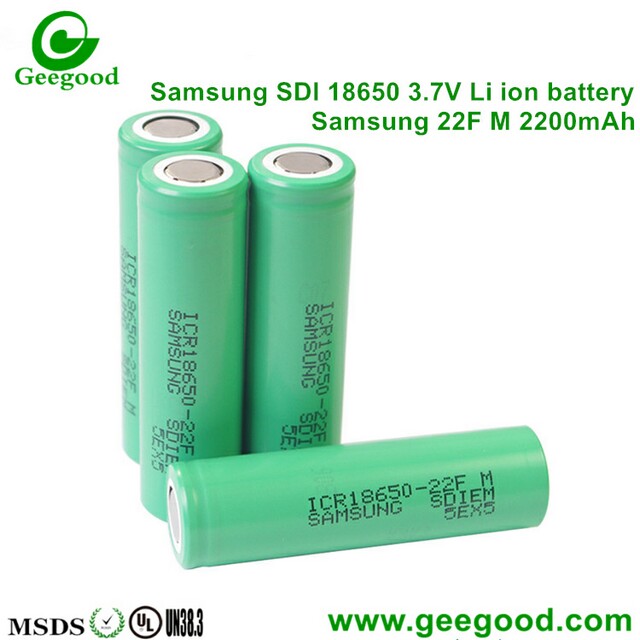 18650 2200mah 3.7V Li -ion battery