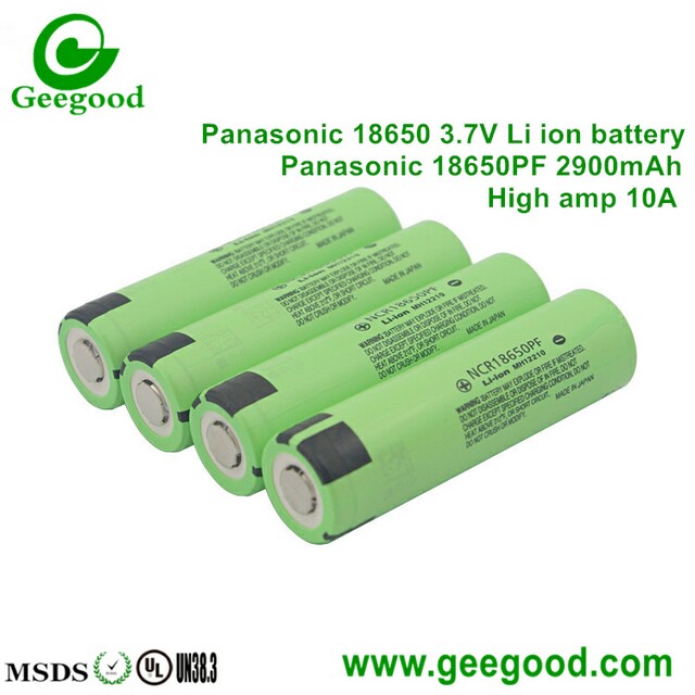 Japan Panasonic NCR18650PF 18650 PF 2900mAh 10A power Li-ion bike battery