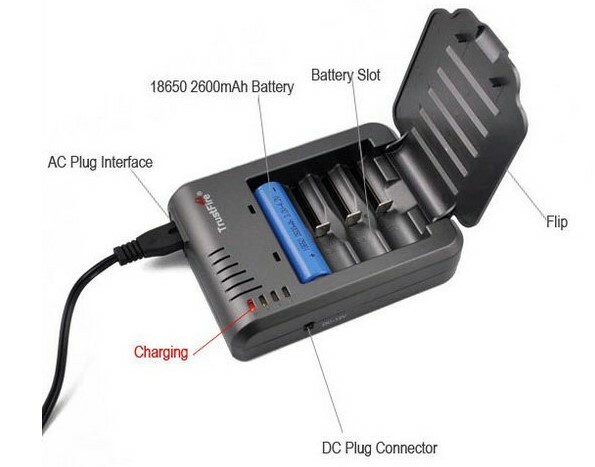 Trustfire charger TR-003 cheap 4 bay battery charger