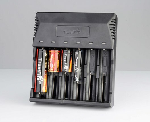 Trustfire TR-012 cheap price 6 bay battery charger
