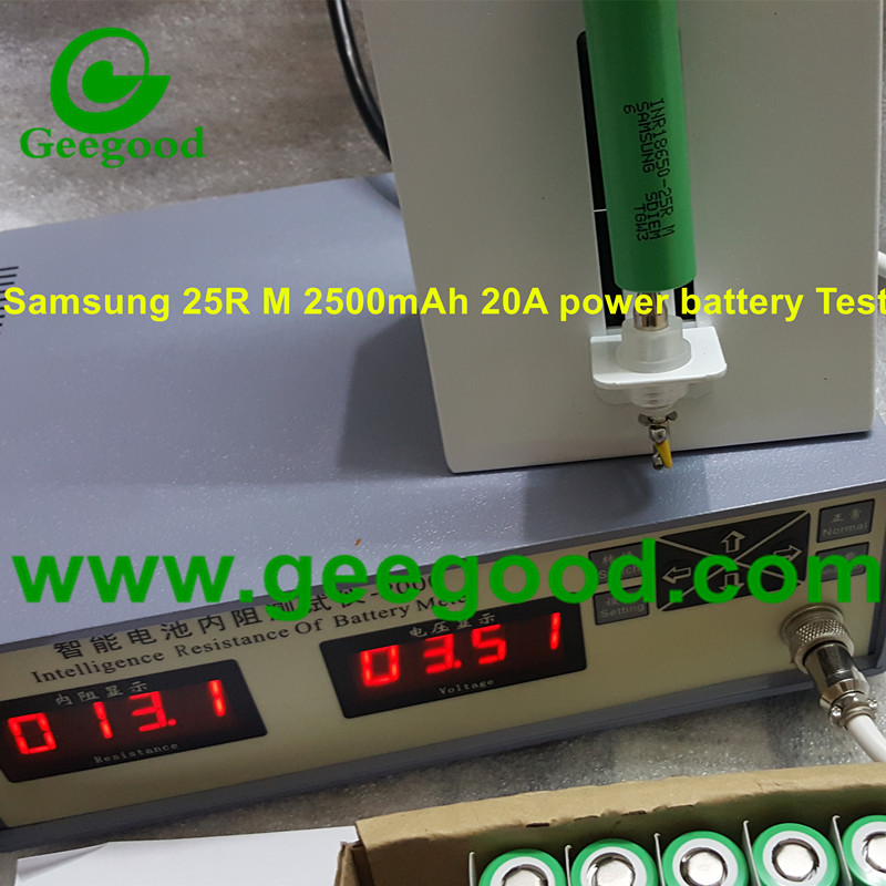 Samsung 18650 25R 25R M 2500mAh 20A High amp 18650 battery