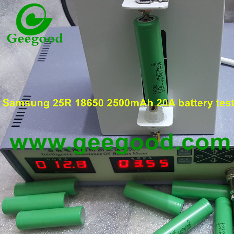 Samsung 18650 25R 25R M 2500mAh 20A High amp 18650 battery