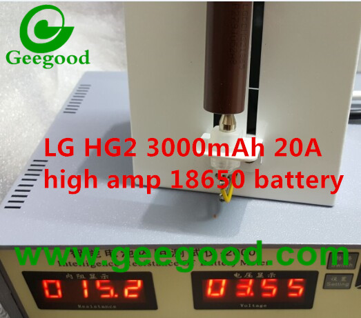 LG HD2 HD2C HE2 HE4 HG2 HG6 Samsung 25R 25RM 30Q Sony VTC4 VTC5 VTC5A VTC6 15A 20A 30A 45A 60A power battery