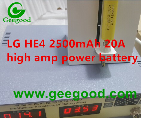 LG HD2 HD2C HE2 HE4 HG2 HG6 Samsung 25R 25RM 30Q Sony VTC4 VTC5 VTC5A VTC6 15A 20A 30A 45A 60A power battery