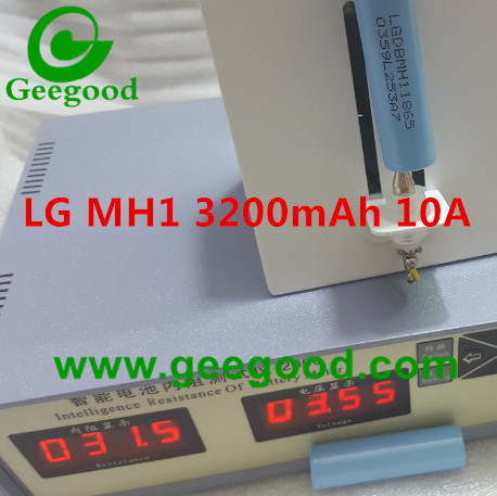 LGDBMH11865 LGGBMH11865 INR18650MH1 18650 3200mAh 10A EV battery pack