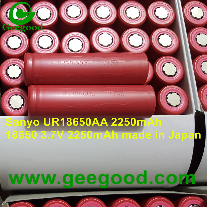 Sanyo UR18650AA 2250mAh 18650 3.7V li ion battery