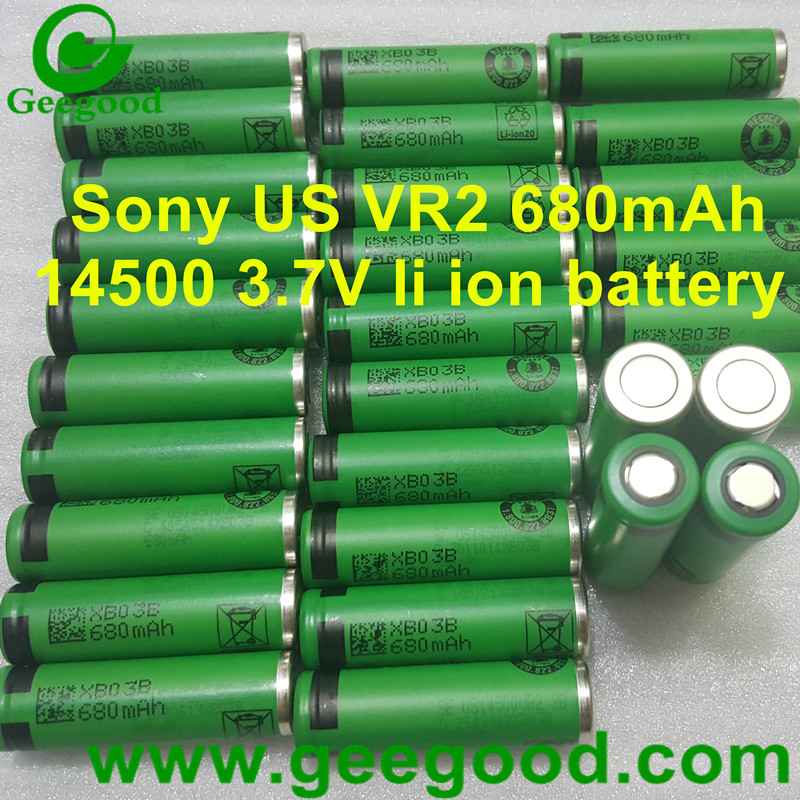 Original Sony US VR2 680mAh 14500 3.7V li ion battery