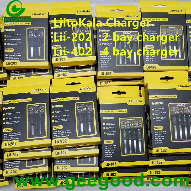 LiitoKala Lii-202 Lii-402 Lii-100 Lii-300 Lii-400  Lii-500 battery charger