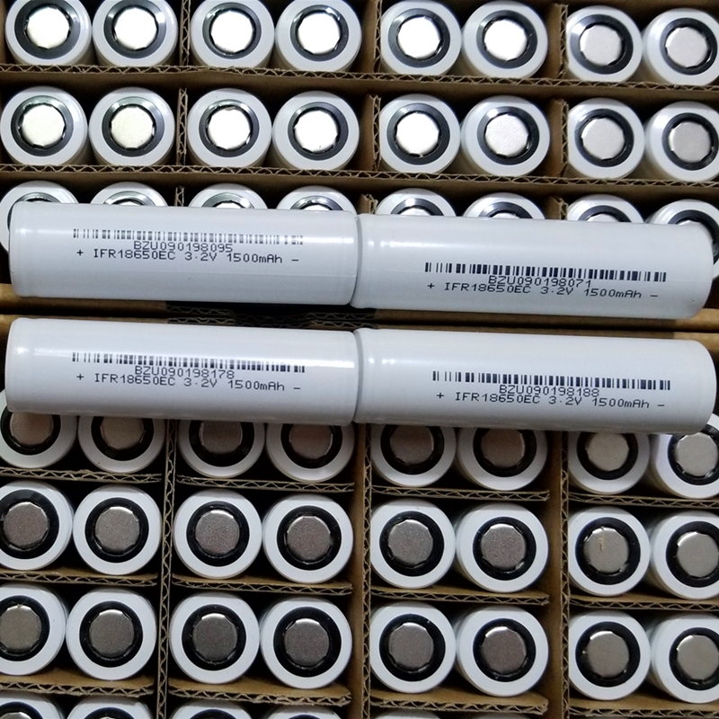 Cylindrical IFR18650EC 3.2V 1500mAh 3C 18650 LiFePo4 battery