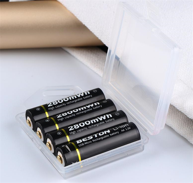 USB micro rechargeable battery 14500 AA 1.5V 750mAh 2800mWh