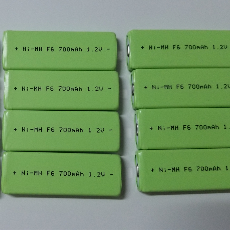 China Ni-Mh F6 700mAh 1.2V rechargeable Ni-Mh battery